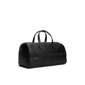 Tommy Hilfiger Metal Logo Pebble Grain Crossbody Duffel Bag